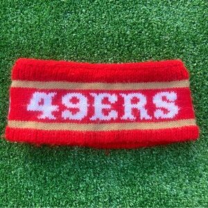 Vintage 80's San Fransisco 49ers Winter Headband